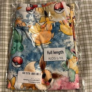 New Pokemon sz kids l/xl full length leggings (7-14)